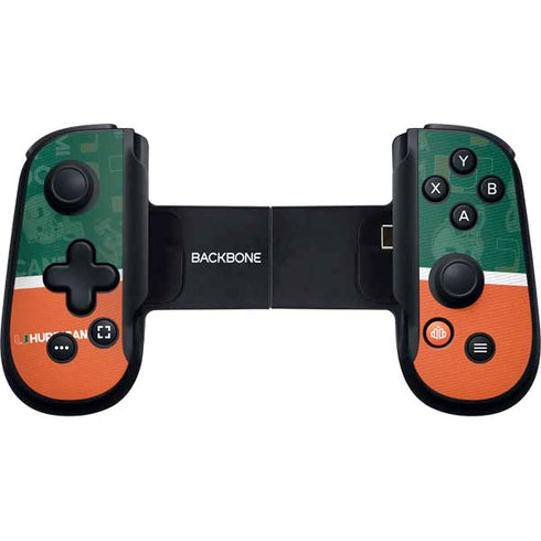 University of Miami U Hurricanes Backbone One for iPhone Game Controller Skin